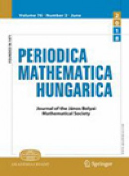 Periodica Mathematica Hungarica(非官网)