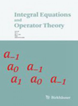 Integral Equations And Operato