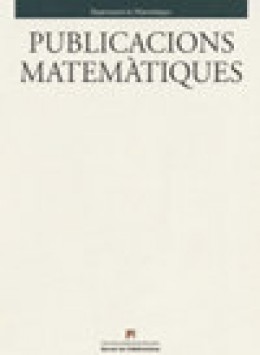 Publicacions Matematiques(非官网)